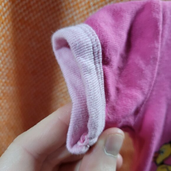 NWOT Lazy One Baby Girls "Duck Duck Moose" Pink Button up Onesie Size 6 Months - Picture 8 of 10